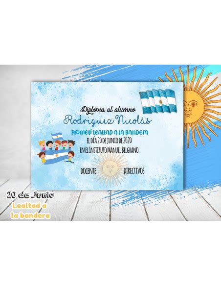 DIPLOMA LEALTAD A LA BANDERA