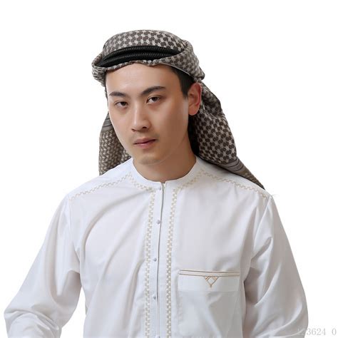 Ethnic Clothing Saudi Arabia Islamic Caps Men Hijabs Square 135135cm