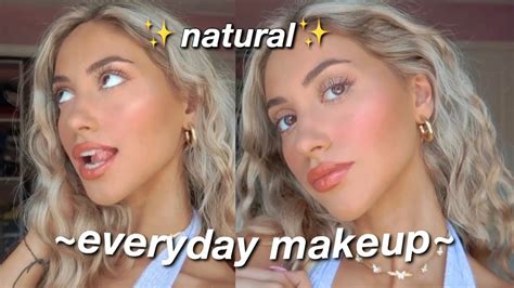 No Makeup Makeup Look Easy Everyday Natural Glass Skin Dewy Makeup