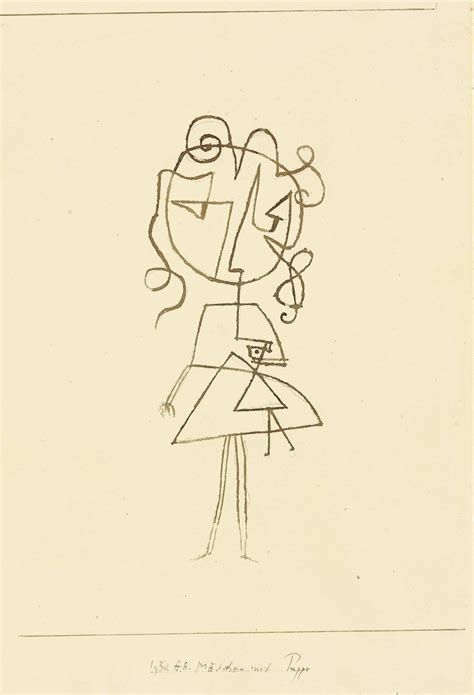 Erstmals widmet sich eine ausstellung paul klees blick auf das verhältnis von mensch und tier. Paul Klee (1879-1940) , Mädchen mit Puppe | Christie's