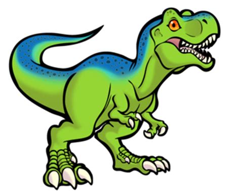 Cartoon T Rex Roaring Cartoon T Rex Dinosaur Vector C