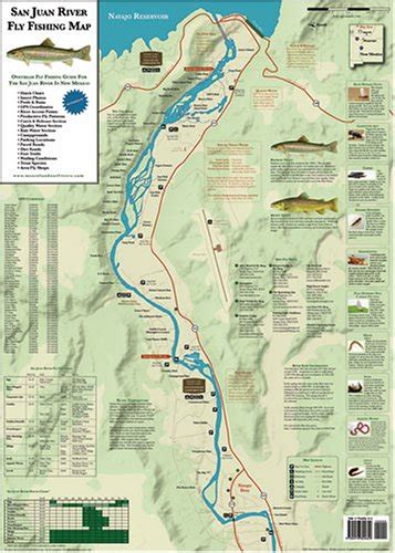 San Juan River Fly Fishing Map David Colvin 9780976825609 Abebooks