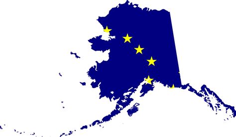 Alaska Flag Map •