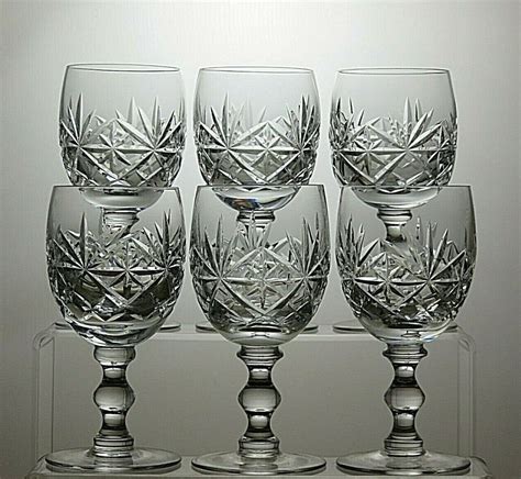 Royal Doulton Crystal Newbury Cut Glass Set Of Etsy