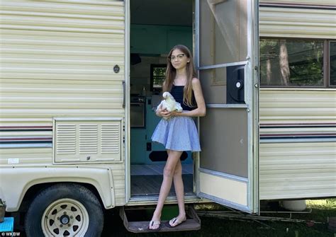 11 Year Old Girl Transforms An Old Camper Into Her Own Tiny Home