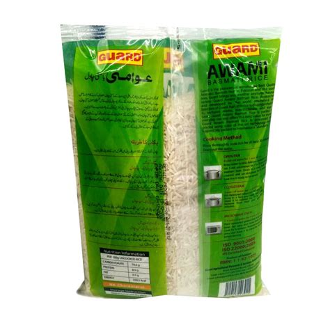 What we look for in perfect basmati rice? Buy Guard Awami Basmati Rice: Rice online - Grocerapp.pk