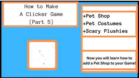 How To Add A Pet Shop To Your Scratch Clicker Game Part 5 YouTube