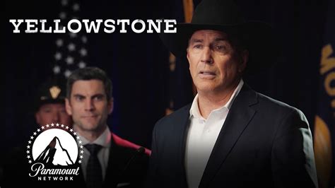 Johns First Speech As Governor Yellowstone Paramount Network Youtube