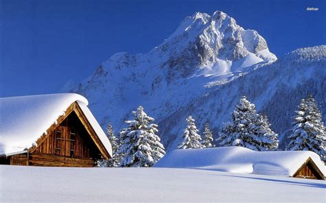 Snow House Wallpapers Top Free Snow House Backgrounds Wallpaperaccess