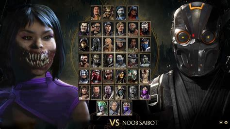 Mortal Kombat 11 MILEENA NOOB SAIBOT Skin Mod In Game MKX And SKARLET