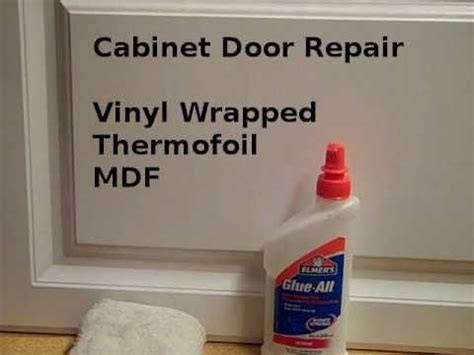 Can it be used as a sealant? Repair Thermoroil or vinyl wrap cabinet door edges. Quick fix | Cabinet doors, Vinyl wrap ...