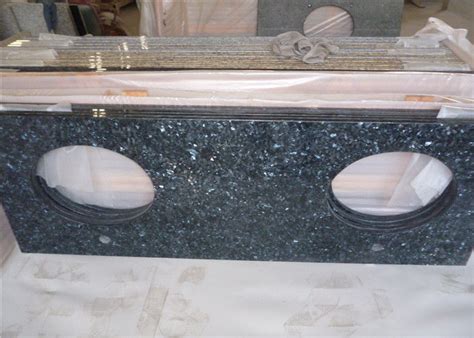Keeping your counters sanitary and avoiding dirt seeping into the pores can easily be avoided with the proper up keep and sealing. Durable Blue Pearl Granite Vanity Top , Prefab Granite ...