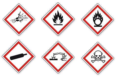 Etiquette pour signaler les produits dangereux corrosifs. Pictogramme De Sécurité Toxique