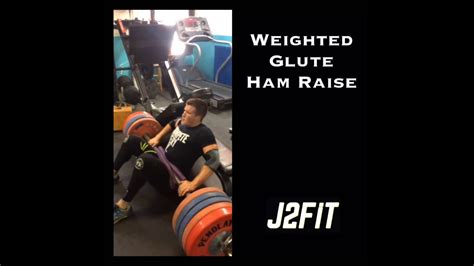 Weighted Glute Ham Raisebridge Lower Body Youtube
