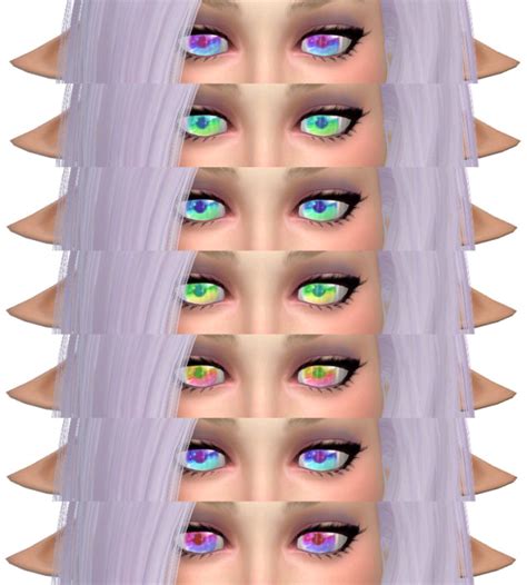 Paint It Pastel Some Pretty Anime Eyes For Your Sims Non Default