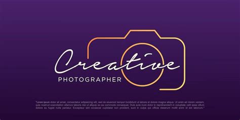 Premium Vector Creative Photography Logo Design Vector Template
