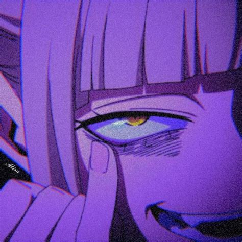 Dark Purple Anime Pfp Aesthetic