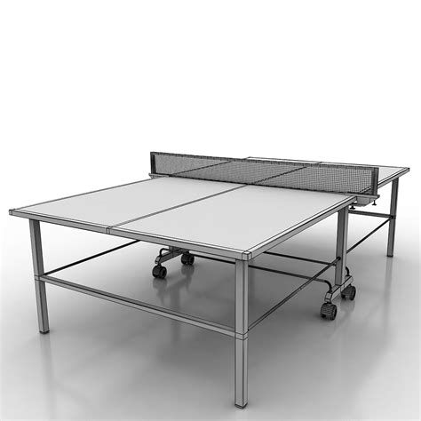 Ping Pong Table 3d Model 25 3ds Fbx Max Obj Unknown Free3d