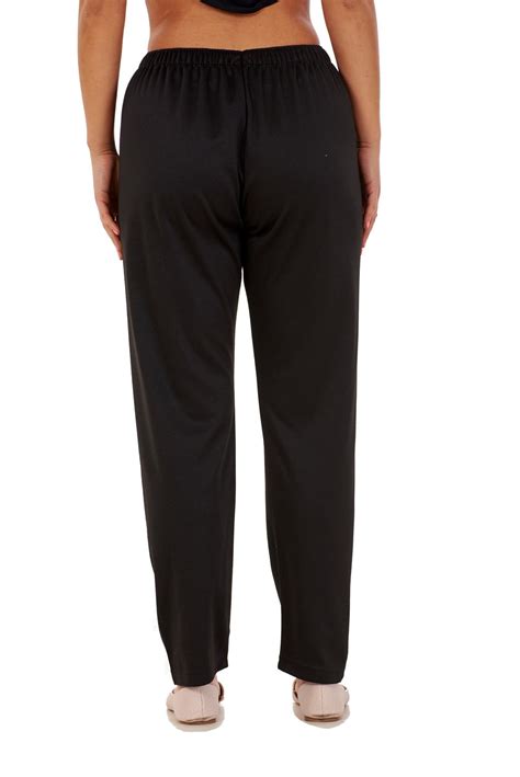 Ladies Women Working Trouser Elasticated Tapered High Waist Regular Pants Black Ebay