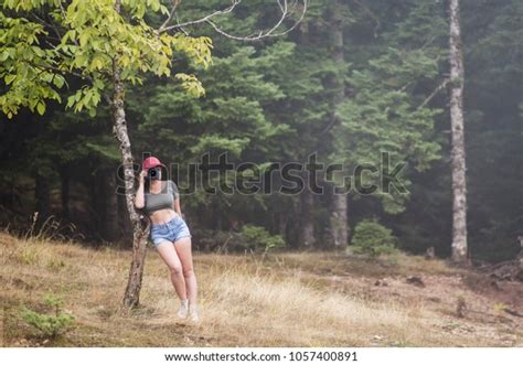 Artistic Photo Naked Woman Photographer Forest Stock Photo Shutterstock