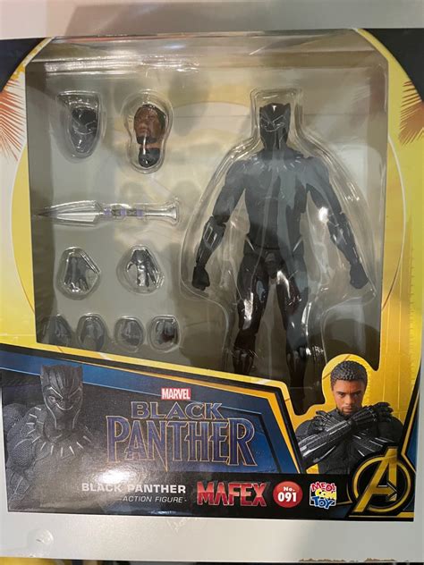 Mafex Black Panther Marvel Action Figure Mafex 091 Medicom Toy Hobbies