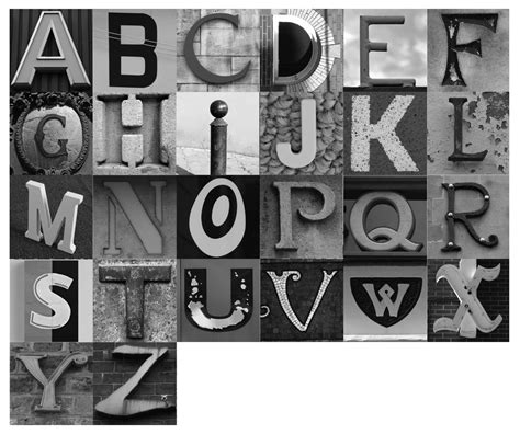Alphabet Art Photography Free Printable
