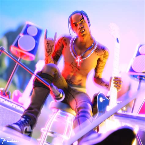 Travis Scott Fortnite Wallpapers 2020 Broken Panda