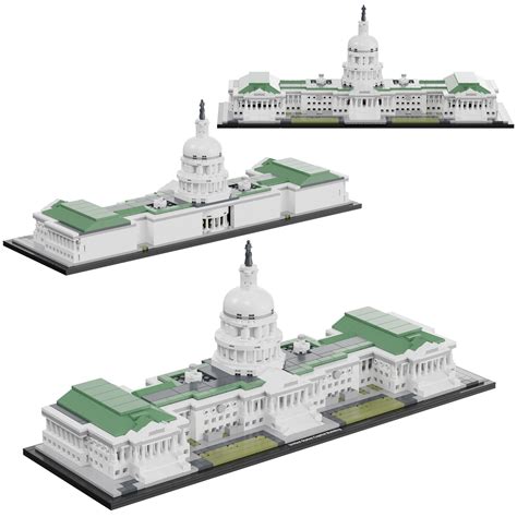 Lego Architecture 21030 United States Capitol Building 3d Model
