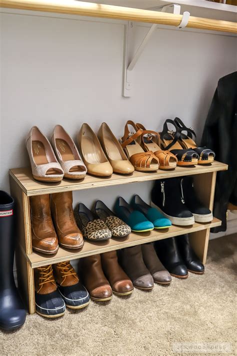 A wooden shoe rack is perfect for placing in your hallway so you may grab the shoes you need as. How To Make An Easy DIY Shoe Shelf Organizer in 30 Minutes ...