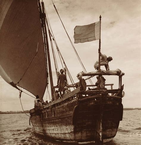 Turn Of The Century Maritime Photographs Dhows Off The East African Coast