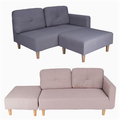 It is upholstered in tailored linen fabric and has a modern button back design with clean lines that sophisticated and stylish, this sofa bed is perfect for those lacking in space and unwilling to compromise on the look of their décor. 2 Seater L Shaped sofa Bed in 2020 | L shaped sofa bed ...