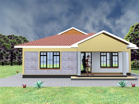 Low Budget Modern 3 Bedroom House Design Hpd Consult
