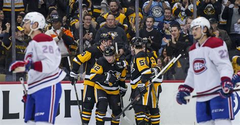 Penguins Canadiens Recap Crosby Letang Reach Milestones As Pens Win Fifth Straight Pensburgh