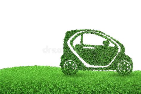 Concept Of Ecological Electric Car Stock Illustration Illustration Of