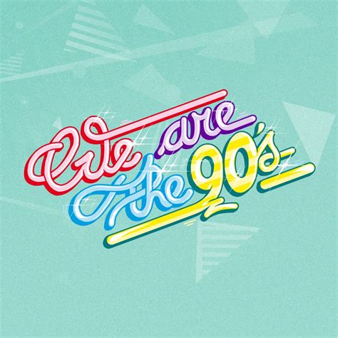 90s Typography Logo 90s Typography Culture Logo 90s Logo