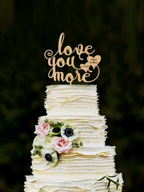 Wedding Cake Toppers Letters Bridal Cake Topper Heart Wedding Cake