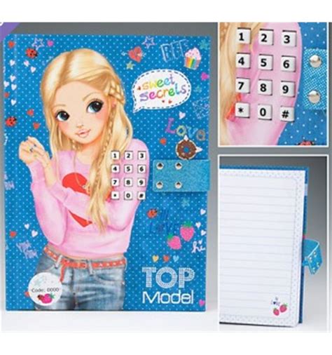 Bienvenidos a la tienda top model. Diario con código secreto Top Model. Podrás guardar tus ...