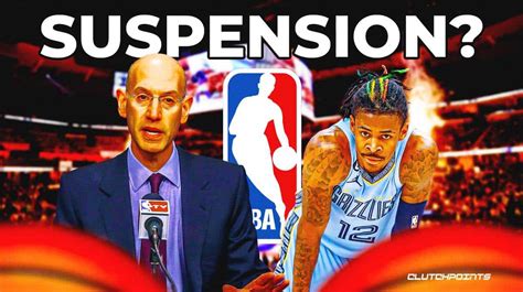Grizzlies Adam Silver Adds Mystery On Potential Ja Morant Suspension