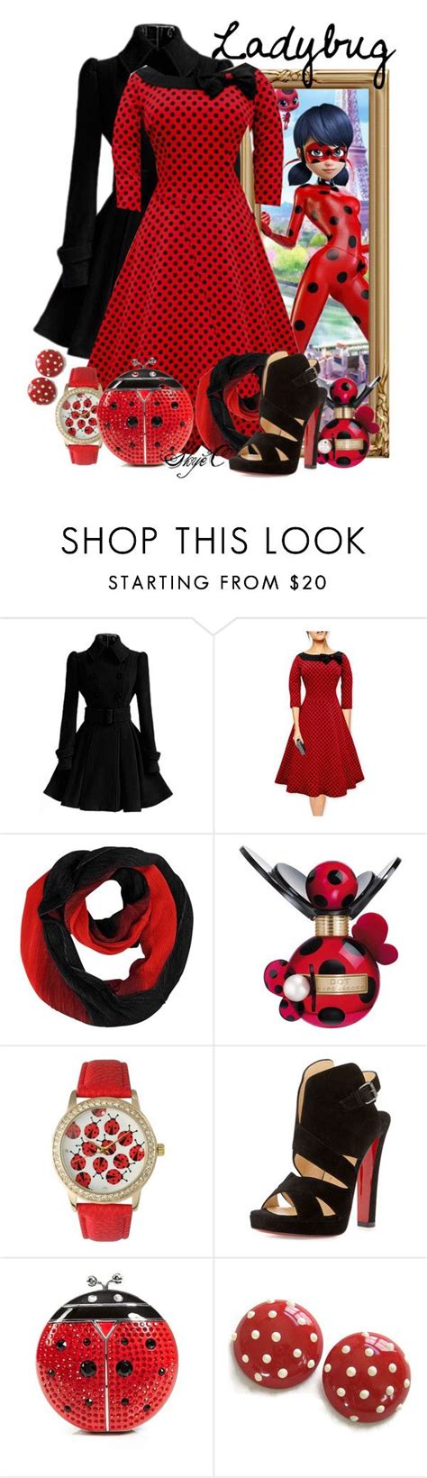 Ladybug Miraculous Ladybug By Rubytyra Liked On Polyvore Featuring Chicnova Fashion Marc