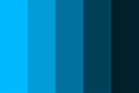 Web Blue Color Palette