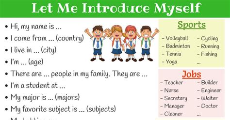 How To Introduce Yourself In English Self Introduction English
