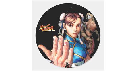 Chun Li Vs Vega Classic Round Sticker Zazzle