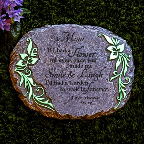 Personalized Forever Garden Glow Stepping Stone I