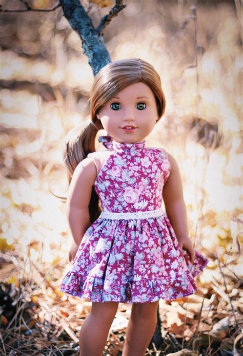 How To Sew Halter Dress For You American Girl Dolls American Girl