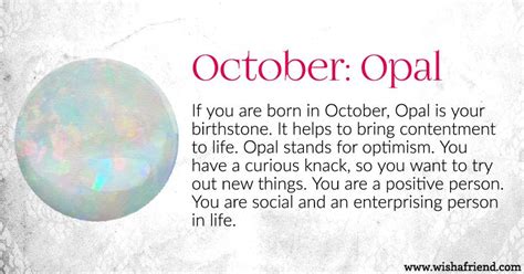 October Opal October Birth Stone Birth Stones Chart Birthstones