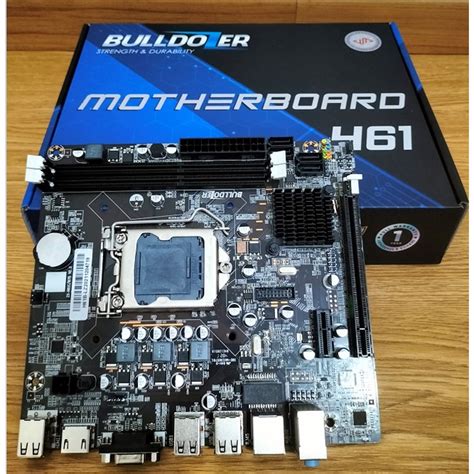 Jual MAINBOARD MOTHERBOARD BULLDOZER H61 GARANSI RESMI Shopee Indonesia