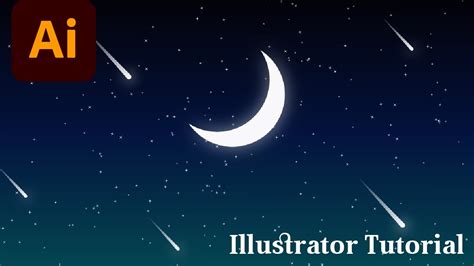 How To Create Night Sky In Illustrator Youtube