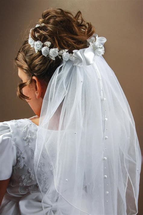 The following is a list of useful dos commands, with explanations. First Communion Beaded Rose Veil (#33293)