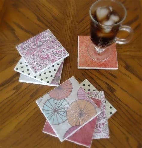 Diy Tile Coasters A Great Way To Use Homemade Mod Podge Diy Coasters