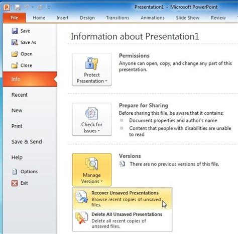 How To Recover Powerpoint Presentation Files